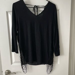 Black dressy top